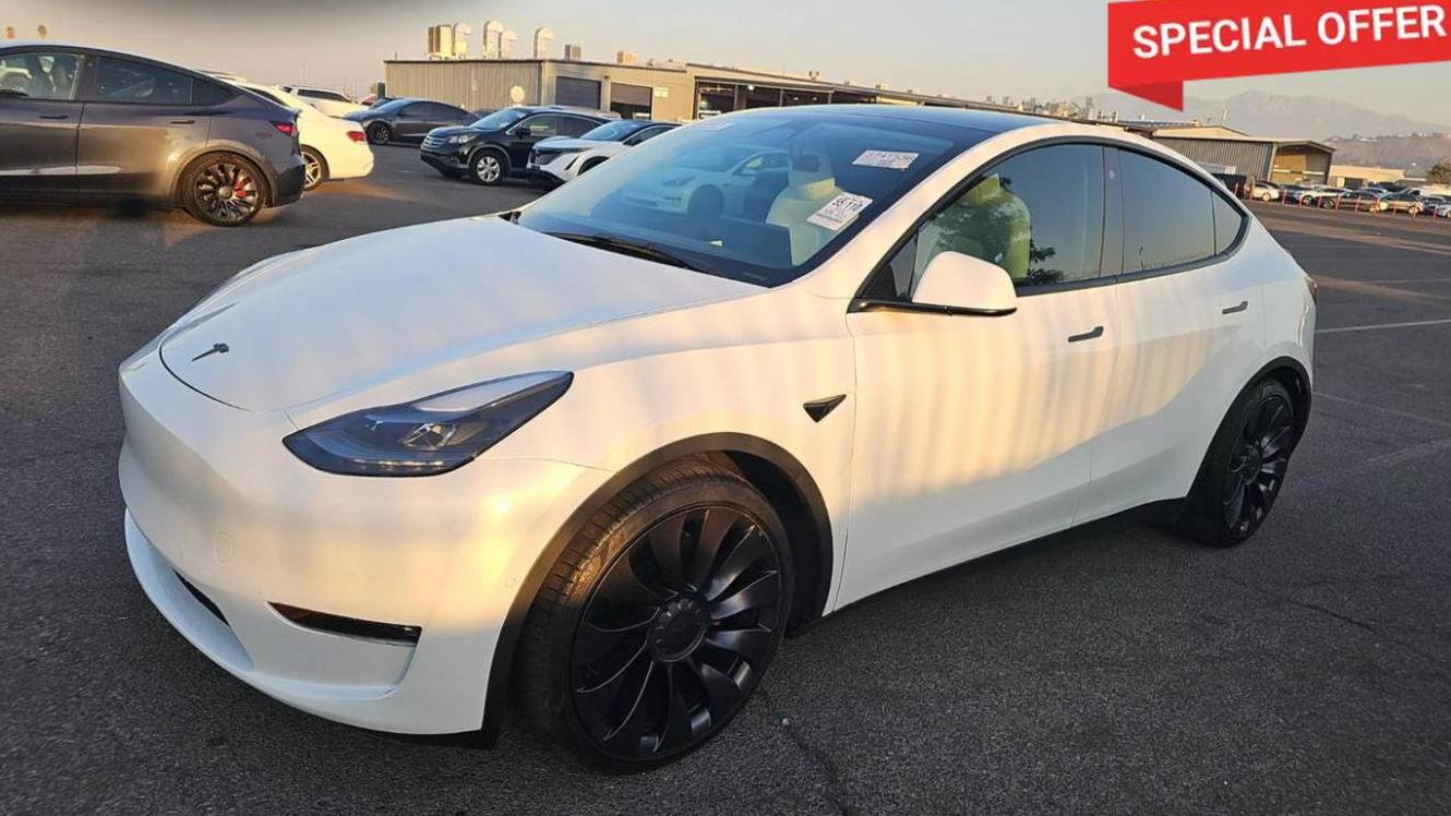 TESLA MODEL Y 2022 7SAYGDEF8NF326143 image